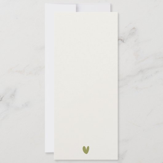 ヨセミテ国立公園CAウォーターカラー結婚ズメニュー 招待状 (裏面)