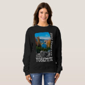 ヨセミテ国立公園Tシャツ カリフォルニア州立公園 スウェットシャツ (正面フル)
