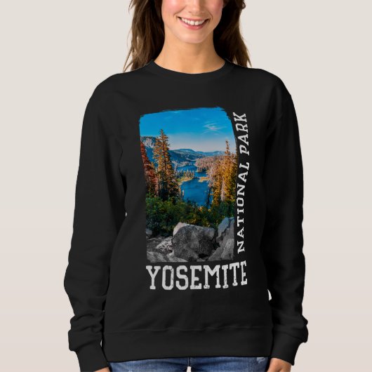 ヨセミテ国立公園Tシャツ カリフォルニア州立公園 スウェットシャツ (正面)