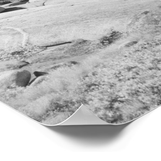 ヨセミテ国立東部の赤外線 ポスター (角)