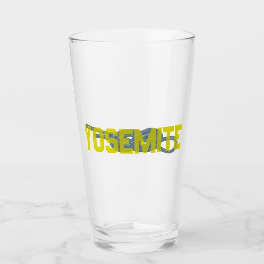 ヨセミテ姿8登山 タンブラーグラス (正面)