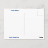 ヨセミテ威厳のある秋はがき ポストカード (裏面)