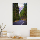 ヨセミテ山脈への道 ポスター (キッチン)