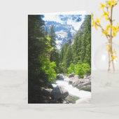 ヨセミテ川 カード (黄色い花)