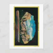 ヨセミテ渓谷のグランドビューのポータル ポストカード (正面)