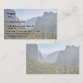 ヨセミテ渓谷の入り口 名刺 (正面/裏面)