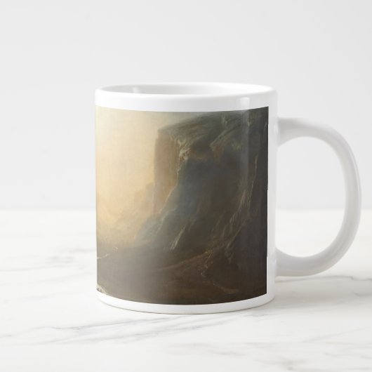 ヨセミテ渓谷、氷河ポイントトレイル ジャンボコーヒーマグカップ (右)