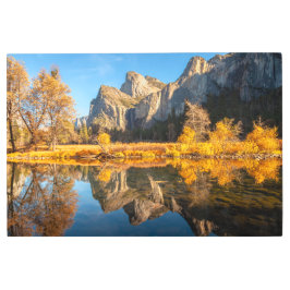 ヨセミテ渓谷in秋 メタルプリント