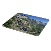 ヨセミテ滝とハーフドームOh My Gosh Pointより カッティングボード (角)