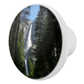 ヨセミテ滝と森の風景写真 セラミックノブ (右)