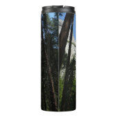 ヨセミテ滝と森の風景写真 タンブラー (裏面)