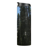 ヨセミテ滝と森の風景写真 タンブラー (回転右)