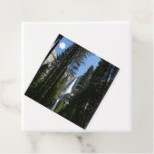 ヨセミテ滝と森の風景写真 フェイバータグ (インサイチュ)