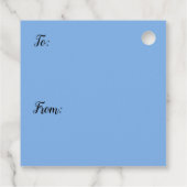 ヨセミテ滝と森の風景写真 フェイバータグ (裏面)