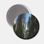 ヨセミテ滝と森の風景写真 マグネット (正面/裏面)