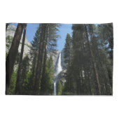 ヨセミテ滝と森の風景写真 枕カバー (裏面)