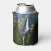 ヨセミテ滝と森の風景写真 缶クーラー (缶裏面)