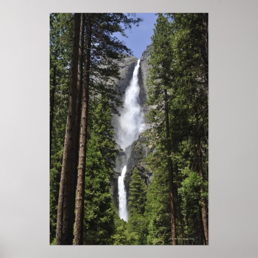 ヨセミテ滝ヨセミテ国立公園 ポスター (正面)