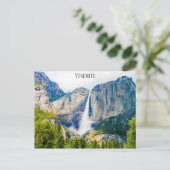 ヨセミテ滝国立公園旅行写真 ポストカード (スタンド正面)