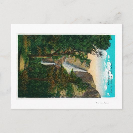 ヨセミテ滝(カリフォルニア州ヨセミテ) ポストカード (正面)