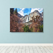 ヨセミテ滝 キャンバスプリント (インサイチュ (ウッドフロア))