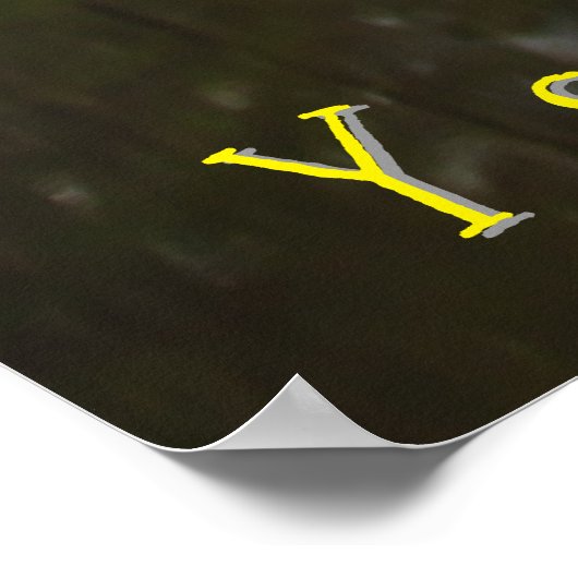 ヨセミテ滝 ポスター (角)