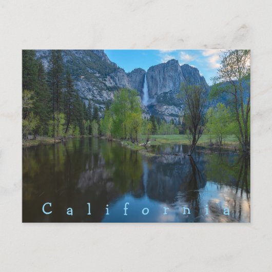 ヨセミテ滝 ポストカード (正面)