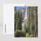 ヨセミテ滝 ポストカード (正面/裏面)