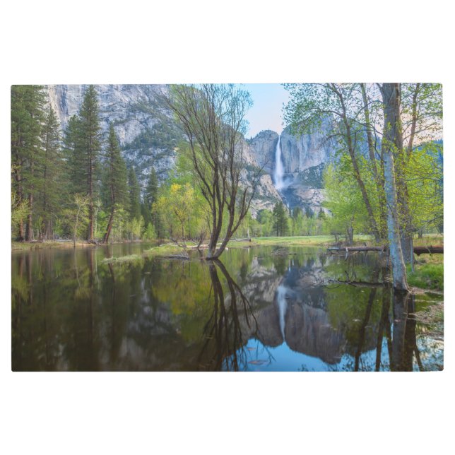 ヨセミテ滝 メタルプリント (正面)