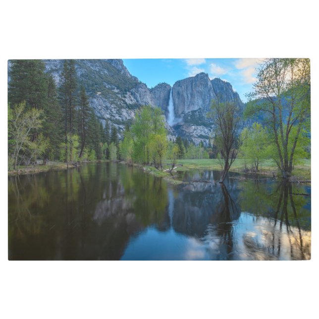 ヨセミテ滝 メタルプリント (正面)