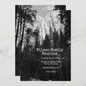 ヨセミテ滝 招待状 (正面/裏面)