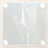 ヨセミテ滝IIヨセミテ国立公園 ガラスコースター (裏面)