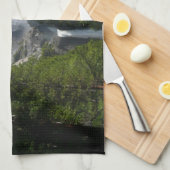 ヨセミテ滝IIヨセミテ国立公園 キッチンタオル (四つ折り)