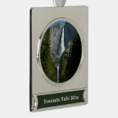 ヨセミテ滝IIヨセミテ国立公園 シルバープレートバナーオーナメント (右)