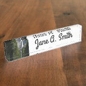 ヨセミテ滝IIヨセミテ国立公園 デスクネームプレート (側面)