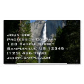 ヨセミテ滝IIヨセミテ国立公園 マグネット名刺 (正面)