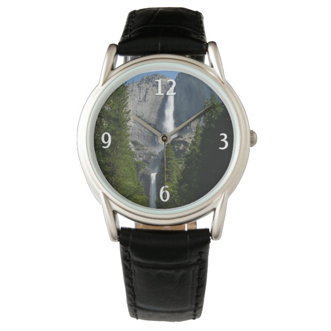 ヨセミテ滝IIヨセミテ国立公園 腕時計 (正面)
