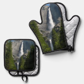 ヨセミテ滝IIヨセミテ国立公園 鍋つかみ&鍋敷きセット (正面/裏面)