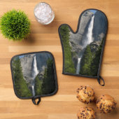 ヨセミテ滝IIヨセミテ国立公園 鍋つかみ&鍋敷きセット (トップダウン)