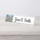 ヨセミテ滝IIIヨセミテ国立公園 デスクネームプレート (正面)