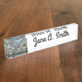 ヨセミテ滝IIIヨセミテ国立公園 デスクネームプレート (側面)