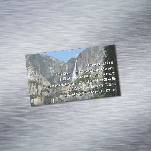 ヨセミテ滝IIIヨセミテ国立公園 マグネット名刺 (インサイチュ)