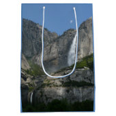 ヨセミテ滝IIIヨセミテ国立公園 ミディアムペーパーバッグ (裏面)