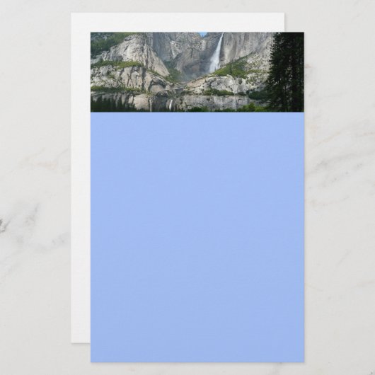 ヨセミテ滝IIIヨセミテ国立公園 便箋 (正面/裏面)