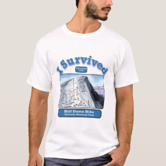 ヨセミテ生き延びハイクIハーフドームハイク Tシャツ