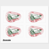 ヨセミテ登山カラビナー 長方形シール (シート)