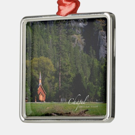 ヨセミテ礼拝堂 メタルオーナメント (左)
