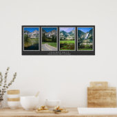 ヨセミテ秋コラージュ ポスター (キッチン)