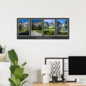 ヨセミテ秋コラージュ ポスター (ホームオフィス)