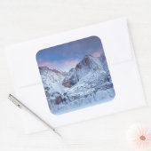 ヨセミテ秋サンライズ スクエアシール (封筒)